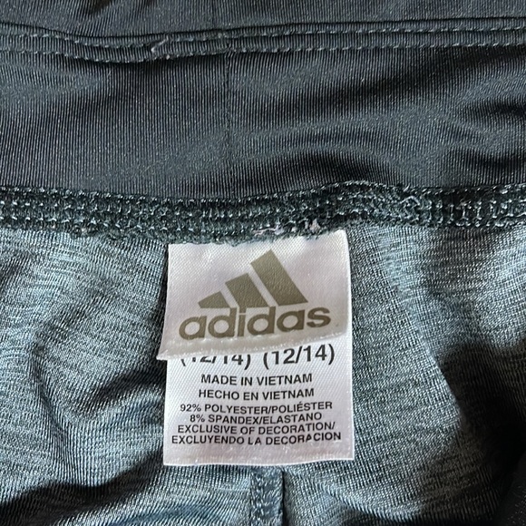 Adidas thin material joggers   Size large 12/14 - Picture 4 of 11